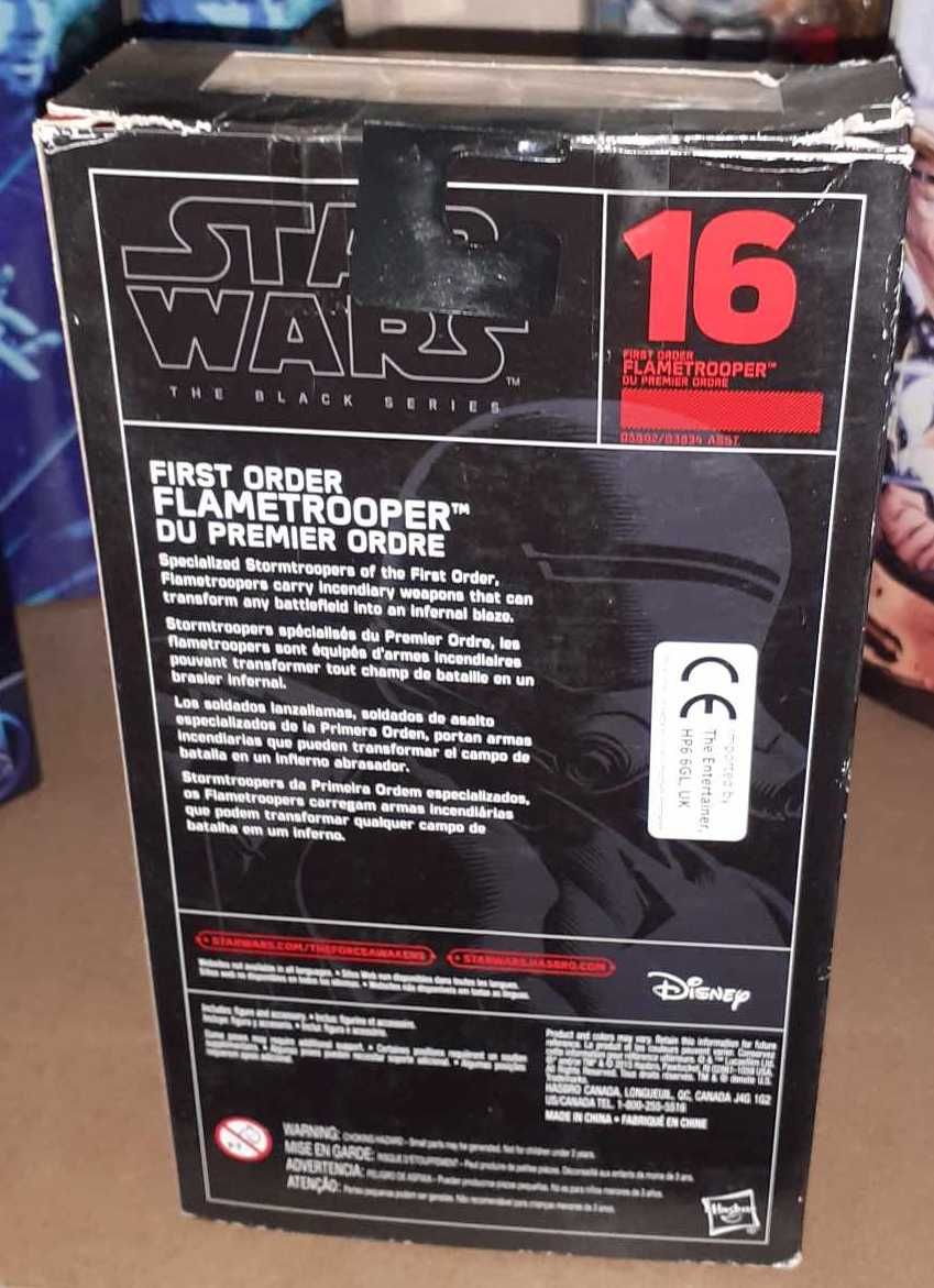 First Order FLAMETROOPER figurka 15 cm STAR WARS Black Series