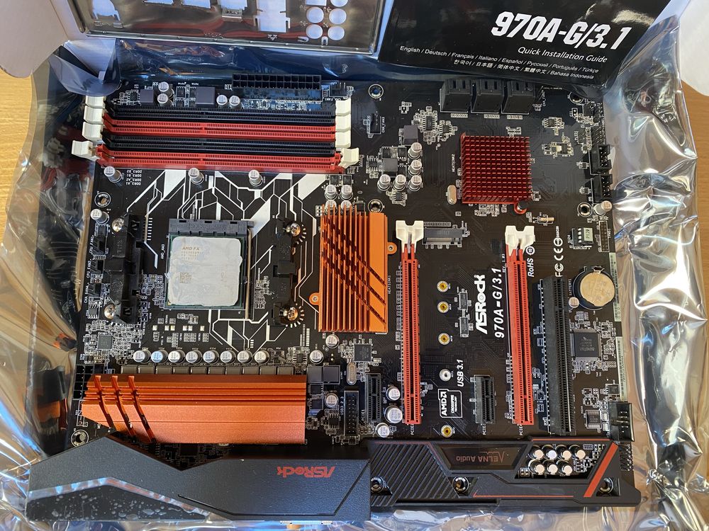 Płyta główna ATX ASRock 970A-G/3.1, Procesor, Pamięć Ram