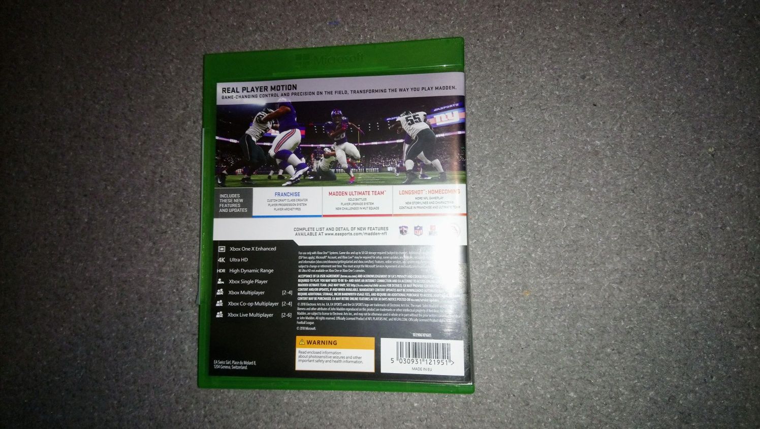 NFL Madden 19 Xbox one