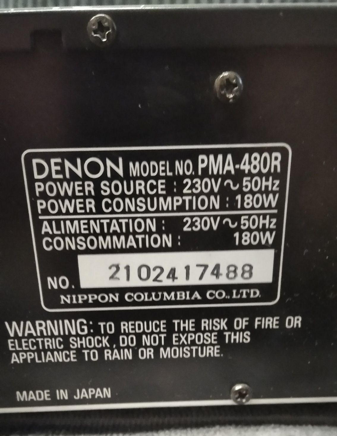Wzmacniacz - Denon PMA- 480R
