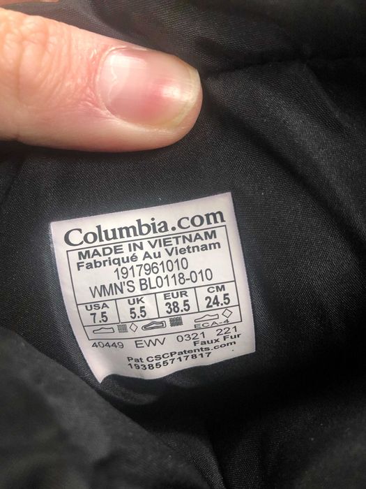 -25% Сапожки дутики Columbia Paninaro Omni-Heat оригинал 38.5