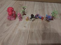 Littlest PET SHOP razem z palmami i koniki My Little Pony