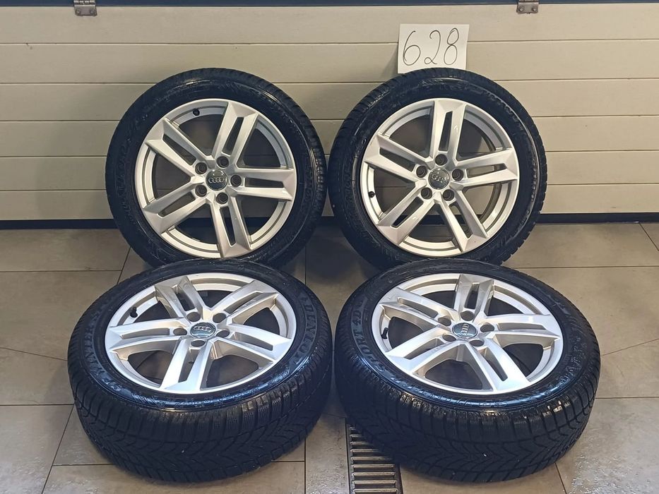 NR 628 KOŁA ZIMOWE Z FELGAMI ALUMINIOWYMI AUDI A3 A4 A5 VW SKODA 8W0601025P 225/50/17 Dunlop