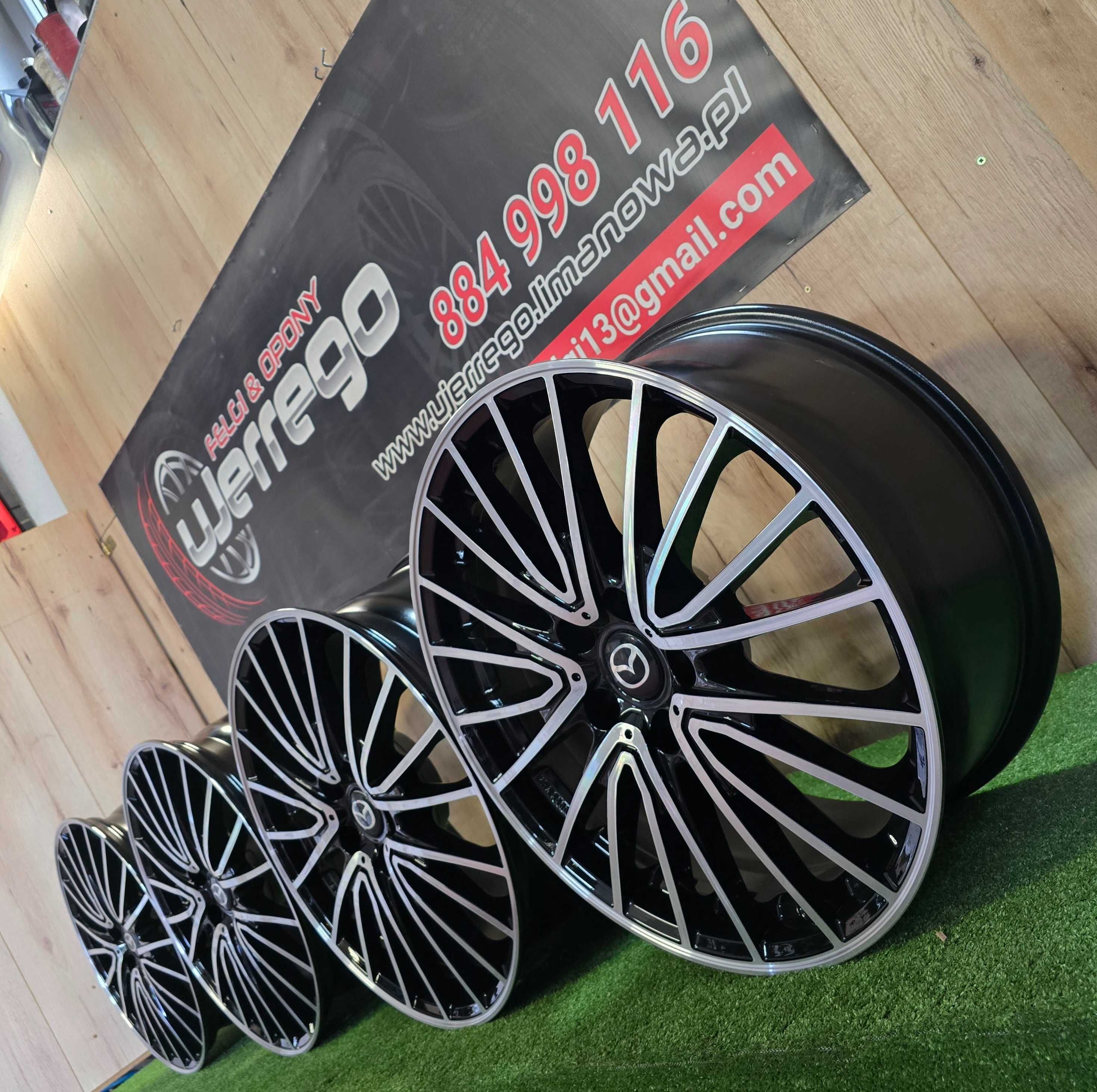NOWE ALUFELGI MAZDA 19x5x114,3 -Mazda3,5,Cx30,Cx3,Cx5,Cx60,Cx7,Cx9,Mx5