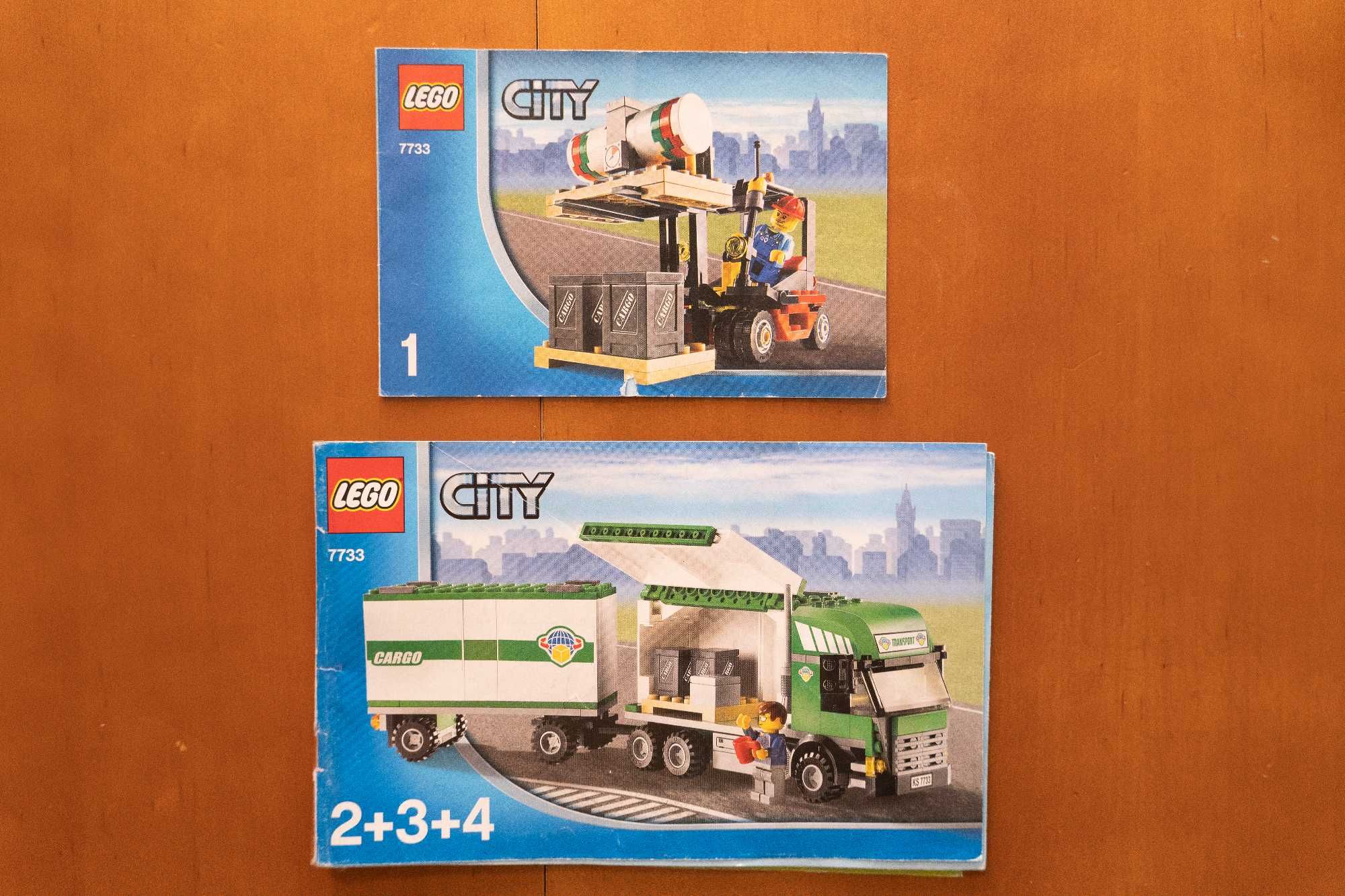 LEGO 7733 Ciężarówka i wózek widłowy