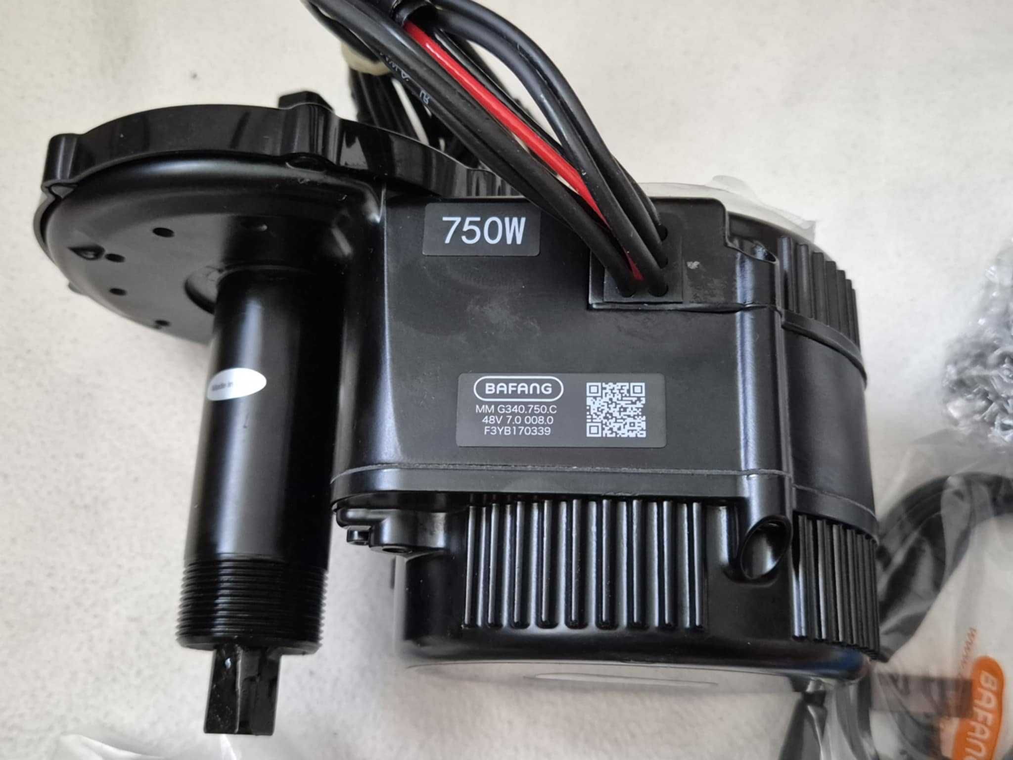 Bafang BBS02B 48V 750W silnik zestaw do konwersji roweru elektrycznego