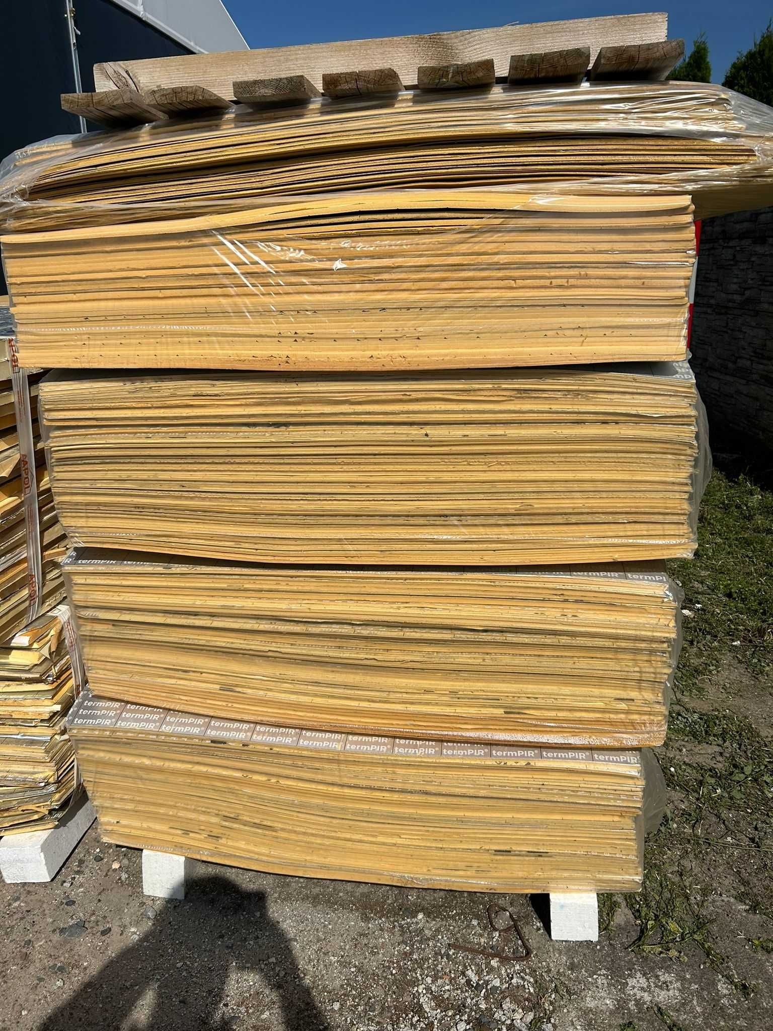 Płyty PIR odpadowe gr. 5mm-30mm (JEDNOSTR. OKŁADZINA) 0,60 zł za 1m2!
