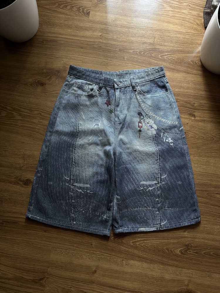 Baggy shorts opium Широкі шорти acne studios jeans bershka skater fit