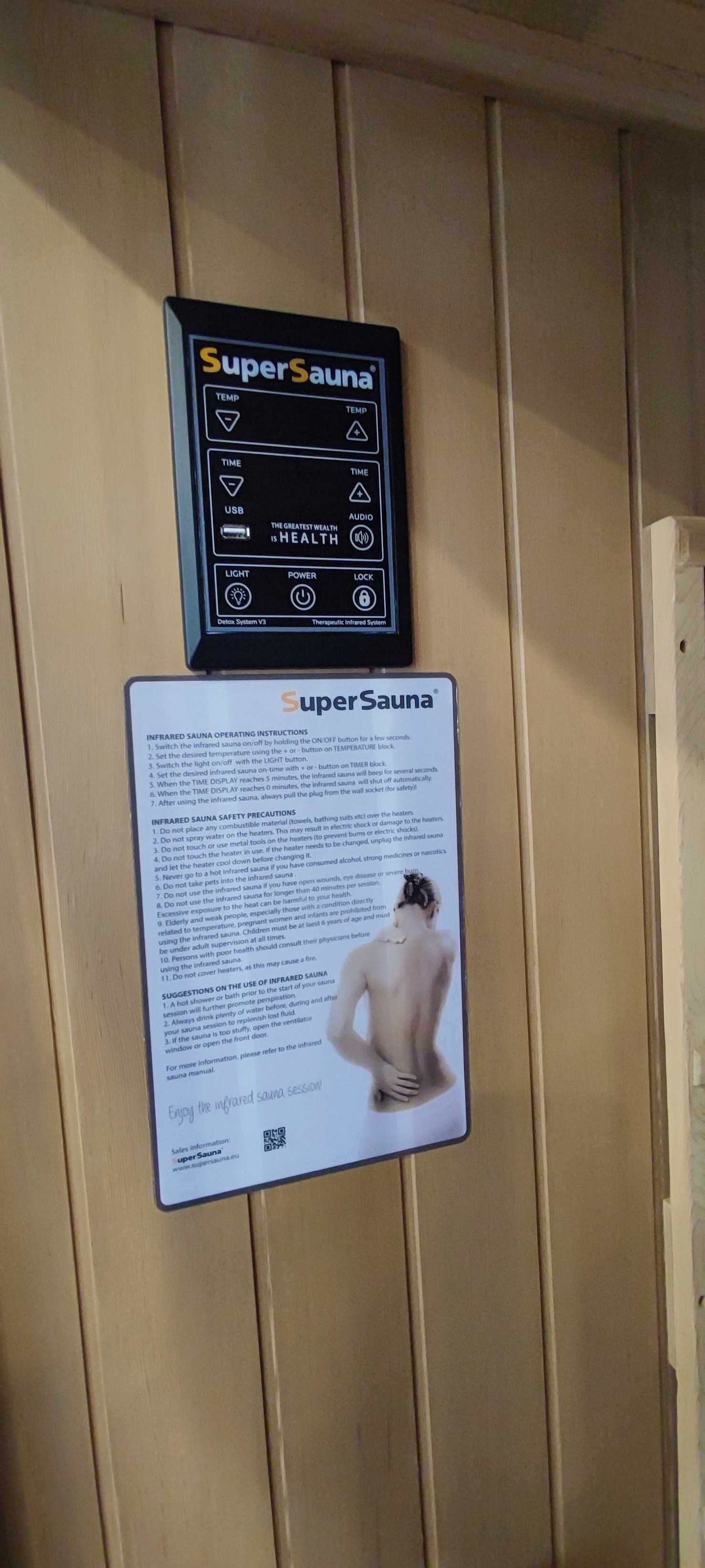 Sauna infrared / Sauna na podczerwień - Infraplus™ 110 Valero +