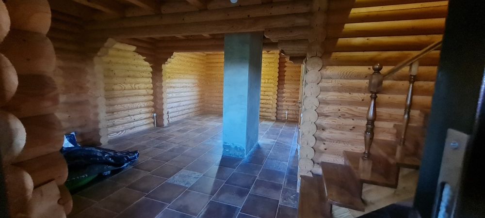 Дім в карпатах.Зруб комплекс + баня.гараж