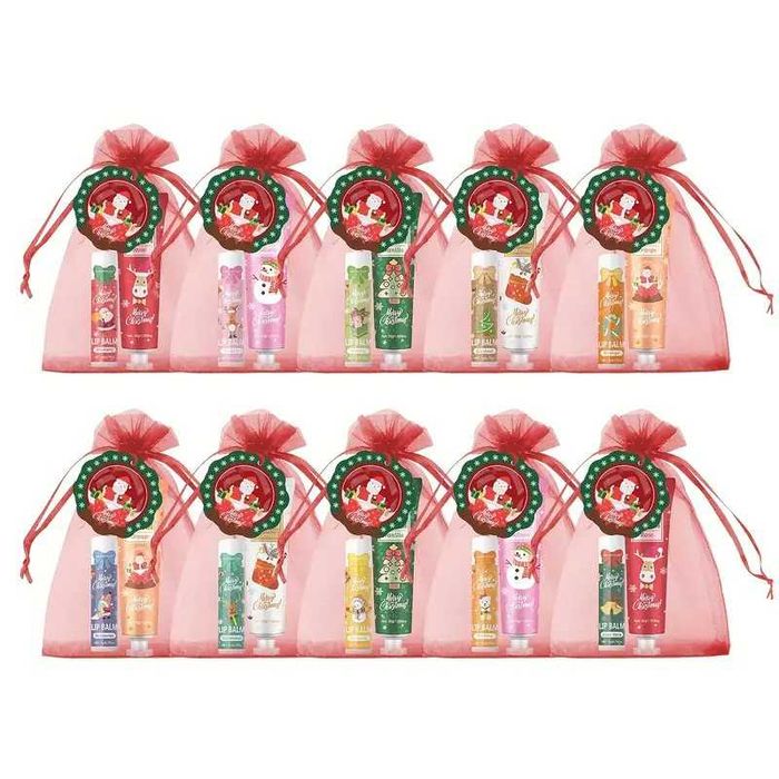 Presentes e Brindes de Natal - caixa com 10 conjuntos. Novidade!