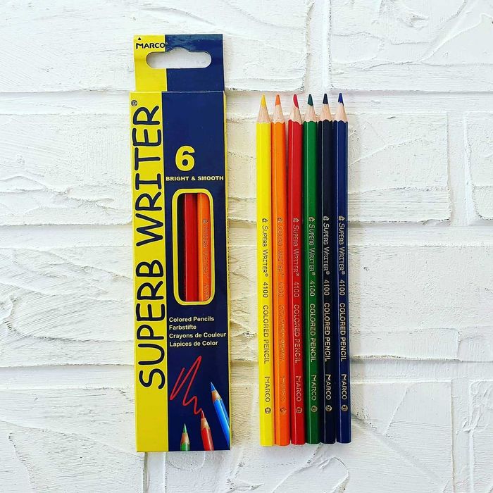 Набор карандашей Marco - 12 цветов, Карандаш простой MARCO.