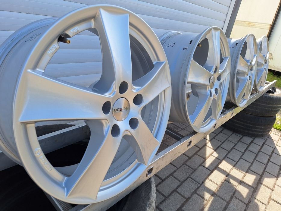 Felgi aluminiowe DEZENT 17" 5x112, VW, Seat, Skoda, Audi, (nr59)
