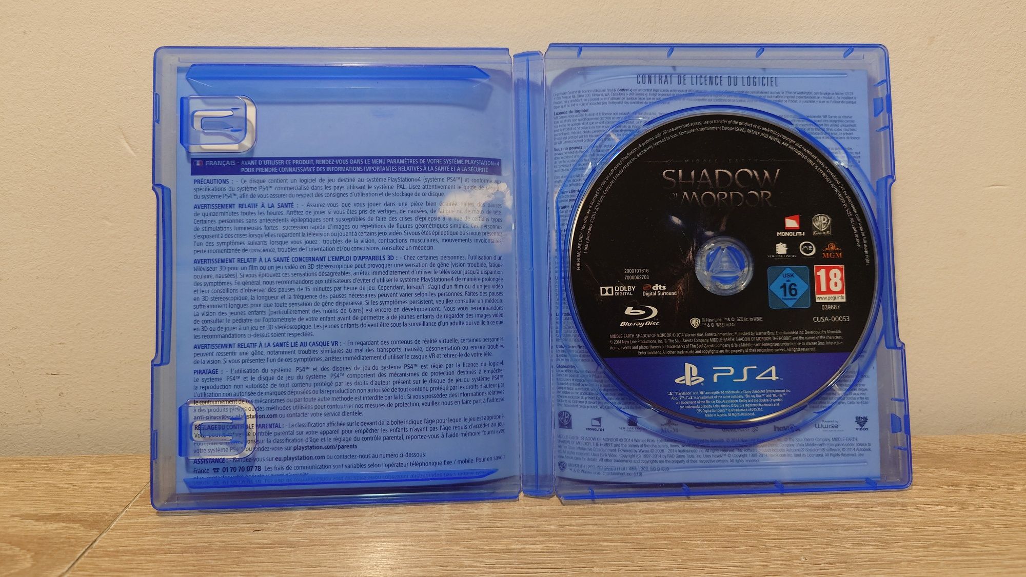 L'ombre du Mordor PS4