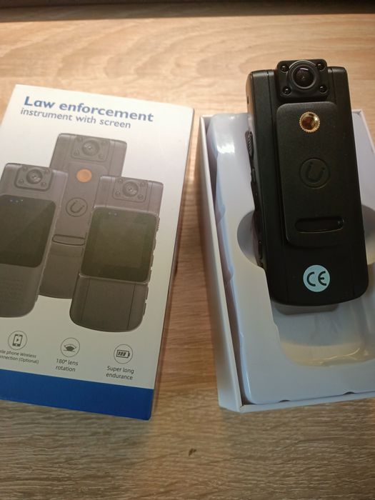 HD Ширококутна камера для тіла з обертовим об'єктивом на 180°,