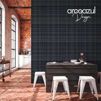 Papel de Parede Xadrez - Rolo 0.53x10.5m By Arcoazul Design