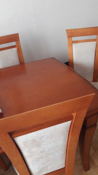 Stół drewniany + 8 krzeseł