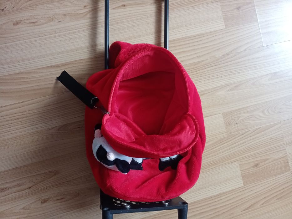 Plecak do przedszkola na kółkach krówka