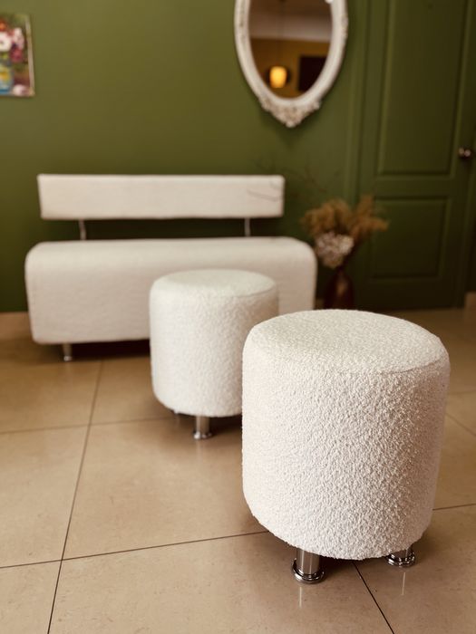 Диван в прихожую кафе салон банкетка пуф комплект в стиле лофт