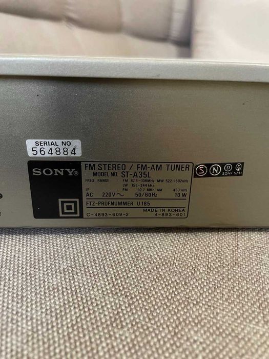 Радіо тюнер Sony  ST-A35L