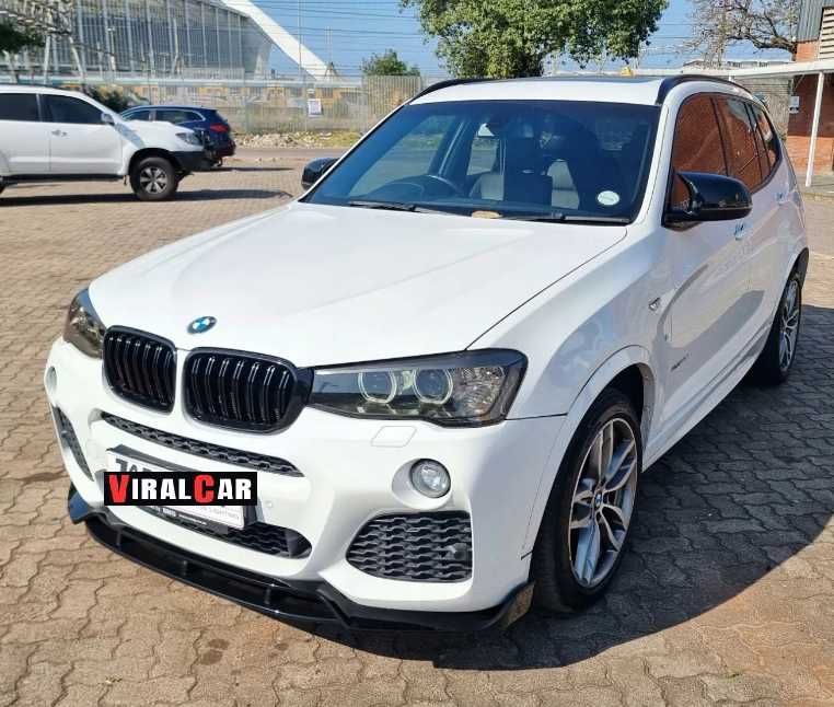 Dokładka Splitter Spoiler BMW X3 F25 X4 F26 Czarny Połysk