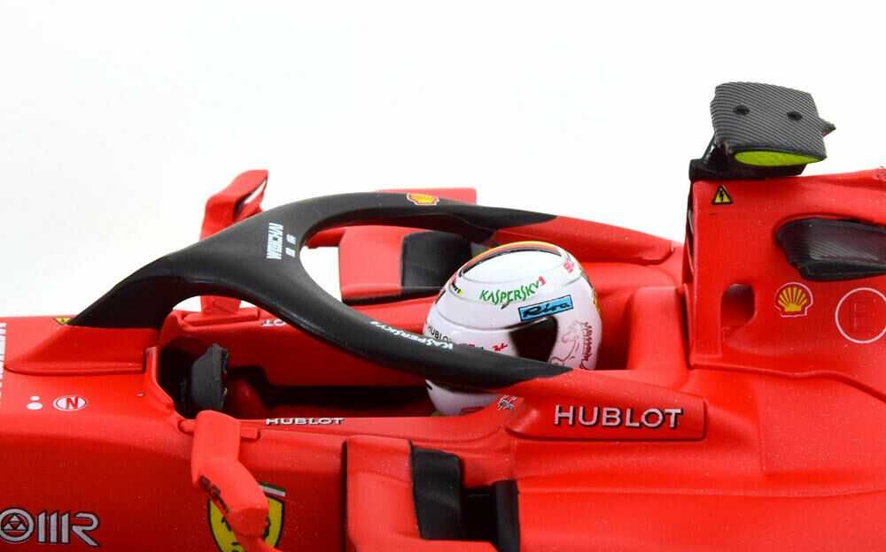 1/18 ferrari sf90 vettel 2019 (bburago) fórmula 1