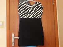 Sukienka  tunika olowkowa zebra r.L/40
