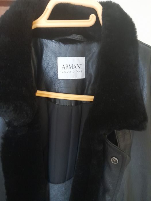 Кожаная куртка ARMANI