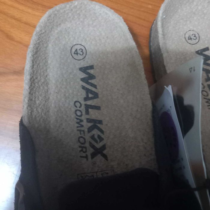 Chinelos de couro Azul Nº43