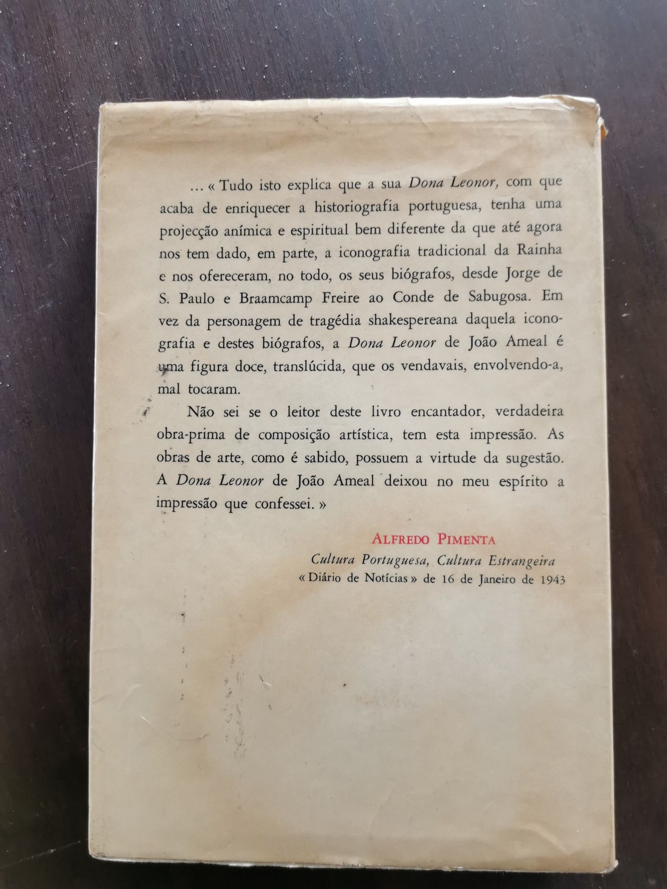 Dona Leonor - Princesa Perfeitissima de João Ameal