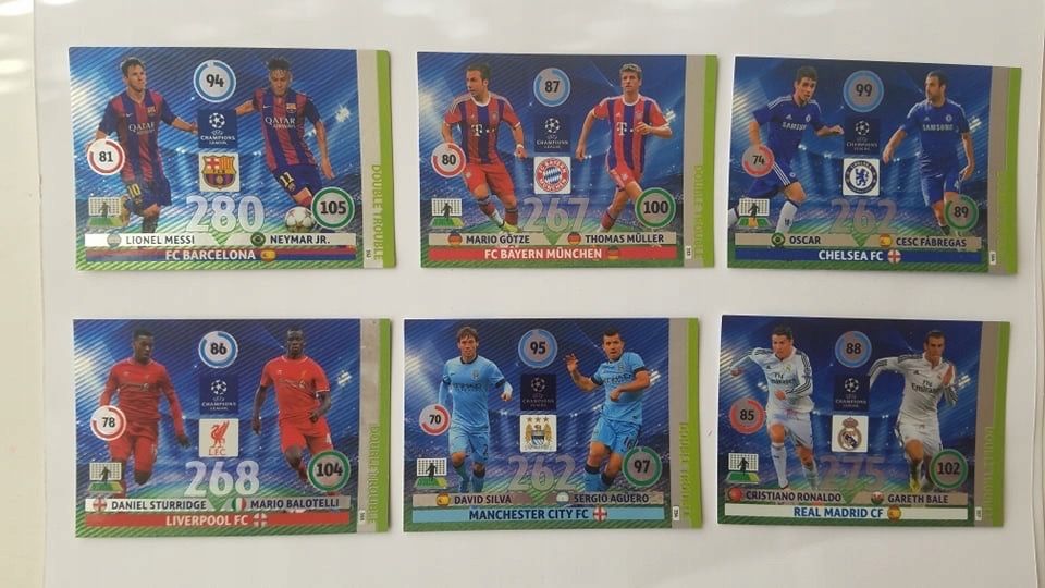 Karty Panini Double Trouble UEFA Champions League 2014/2015