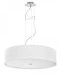 Lampa duża biała nowodvorski do salonu Viviane 63 cm