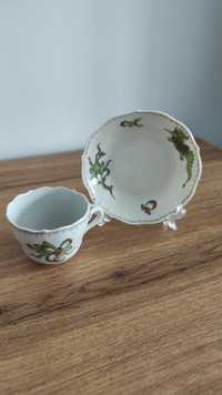 Miśnia Meissen filiżanka wzór smok kolekcjonerska porcelana