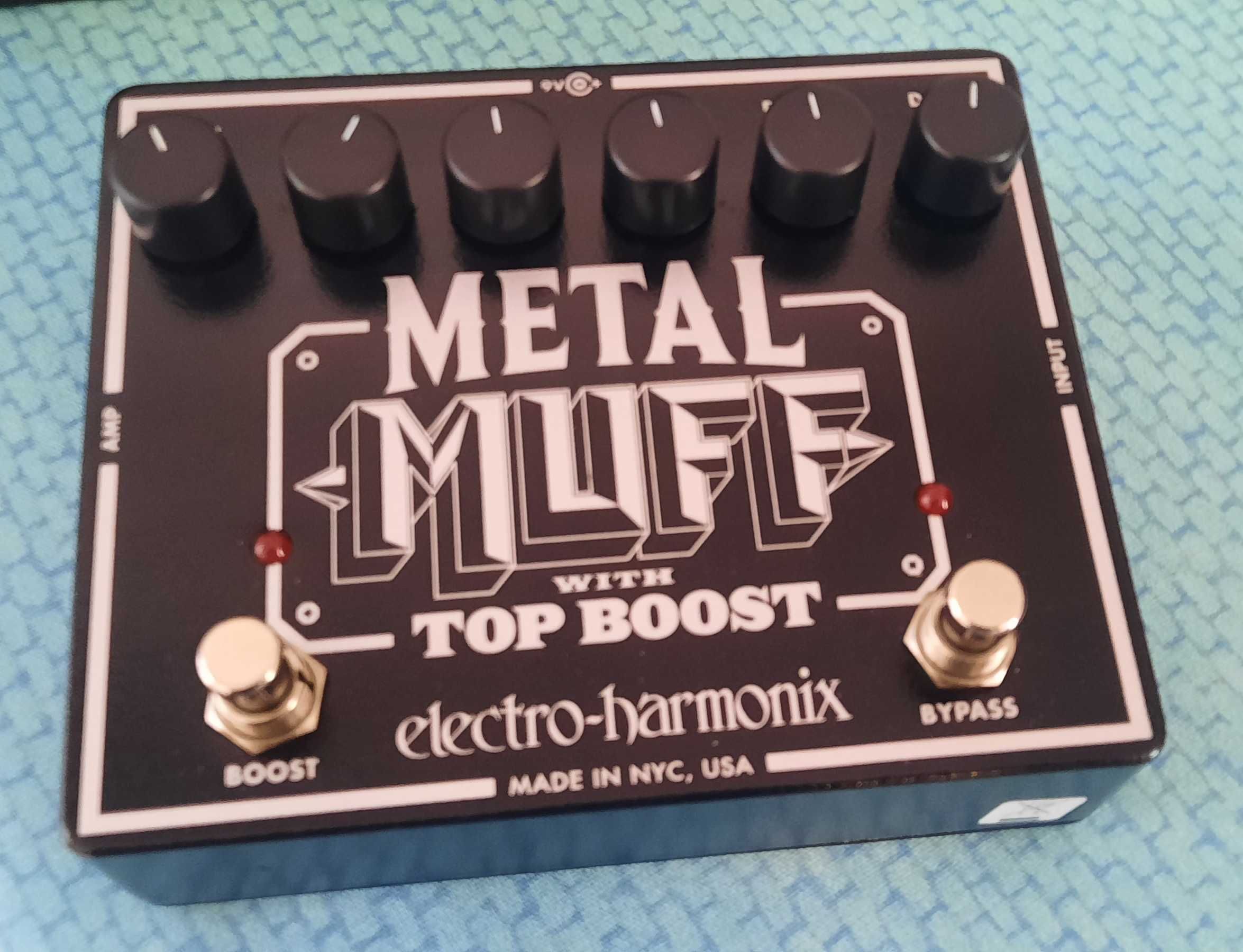 Pedal de Guitarra Electro Harmonix Metal Muff/ Top Boost