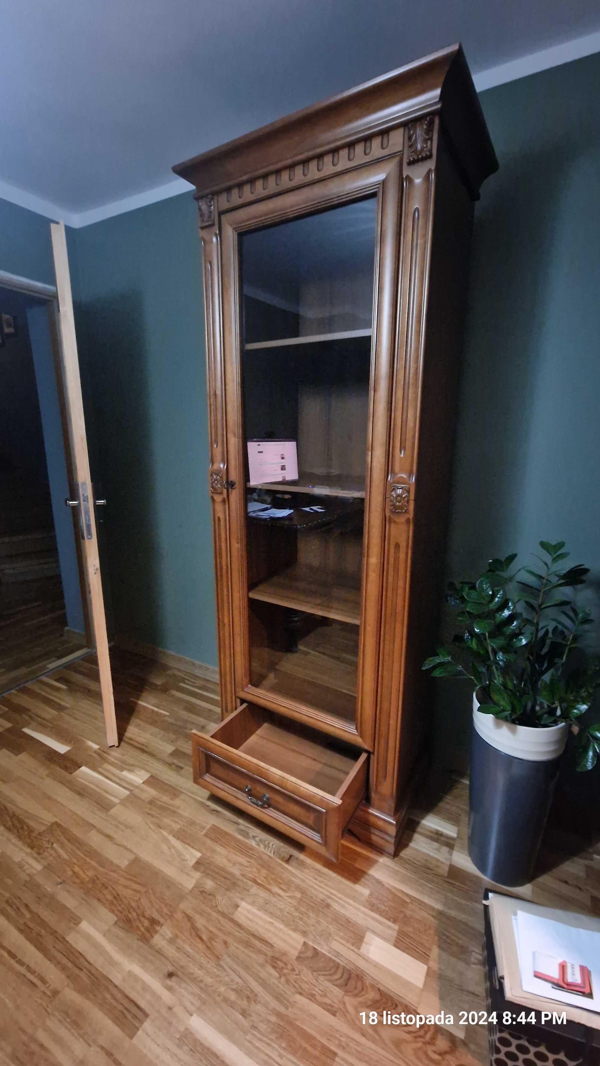 Witryna, słupek z szufladą