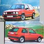 VW Volkswagen Golf Mk2 GTI / GTI 16V prospekt 1986 rok, 26 stron, BDB-