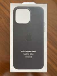 Apple Capa Pele iPhone 14 Pro Max Magsafe Preta