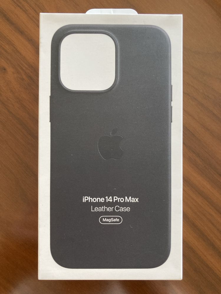 Apple Capa Pele iPhone 14 Pro Max Magsafe Preta