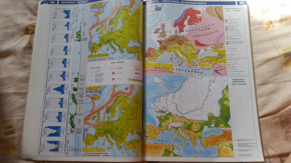 Atlas geograficzny Nowa era 53 mapy
