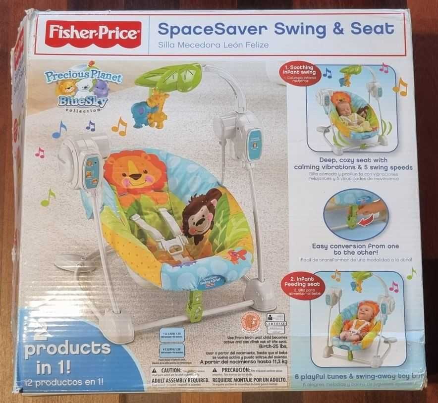 Bujak/huśtawka elektryczna Fisher-Price 3w1