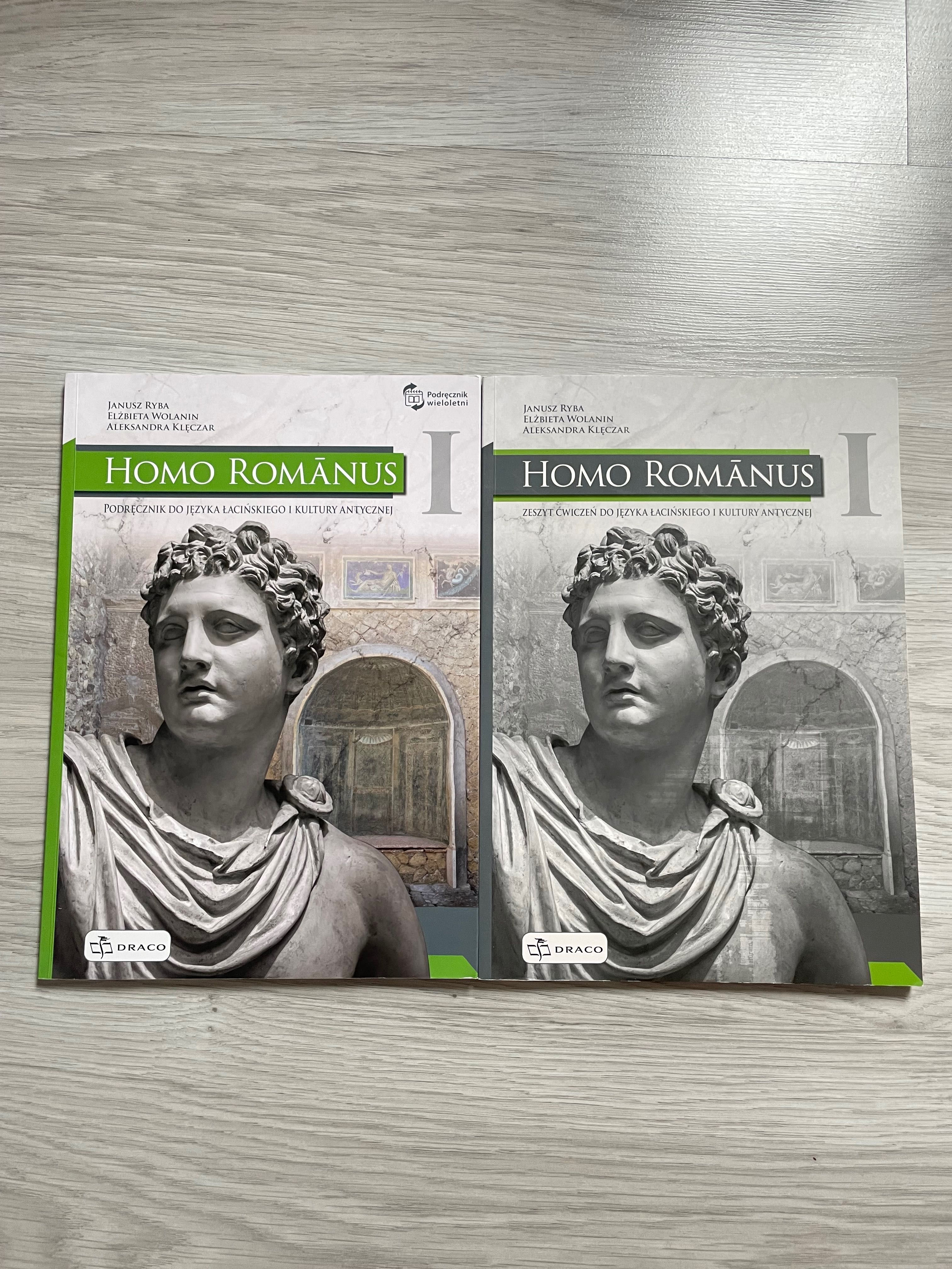 Komplet zestaw Homo Romanus 1 podręcznik plus ćwiczenia łacina