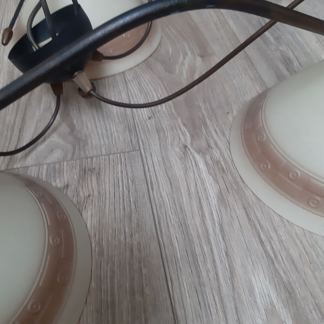 Żyrandol,zestaw komplet 3 szt. lamp
