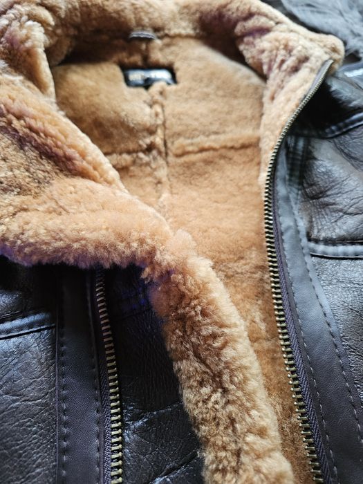 Kurtka skórzana Raf pilota Brytyjska Retro