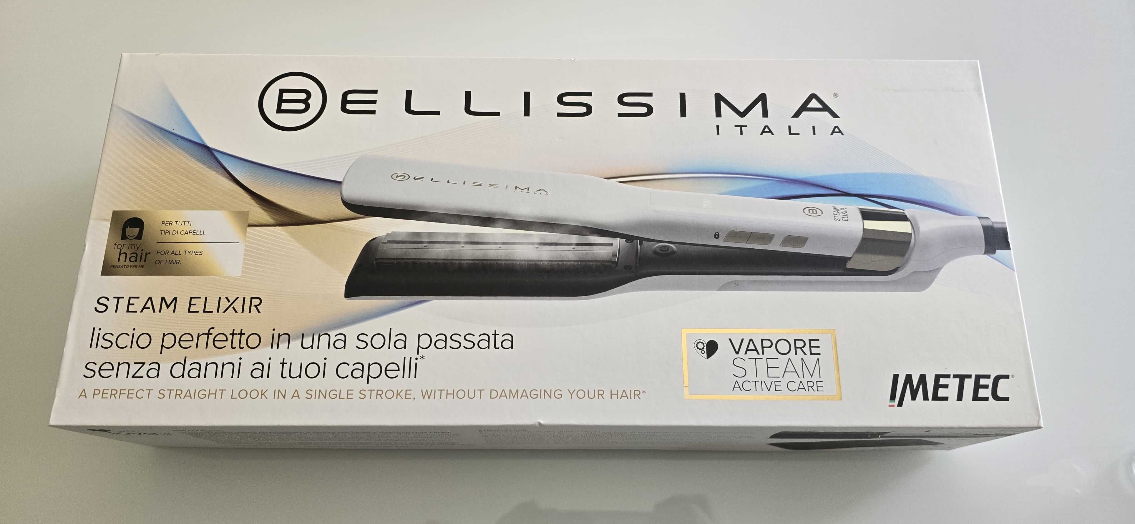 Alisador de Cabelo Bellissima Imetec – Modelo Steam Elixir