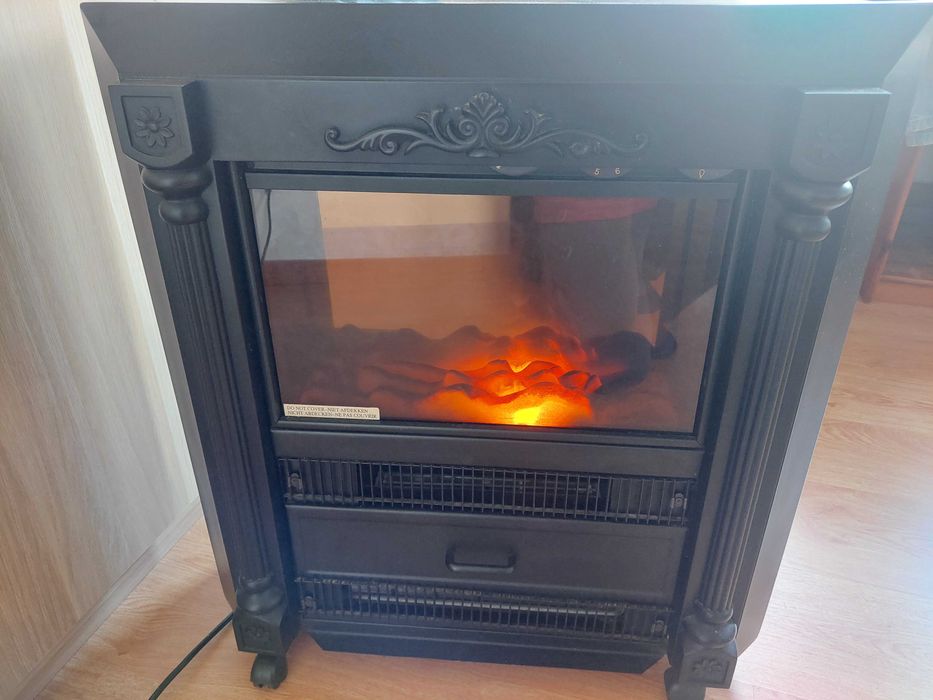 Salamandra/ventilador elétrico estilo classico recuperador calor