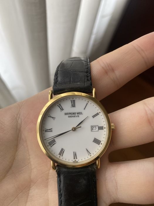 Relogio Raymond weil 18k gold