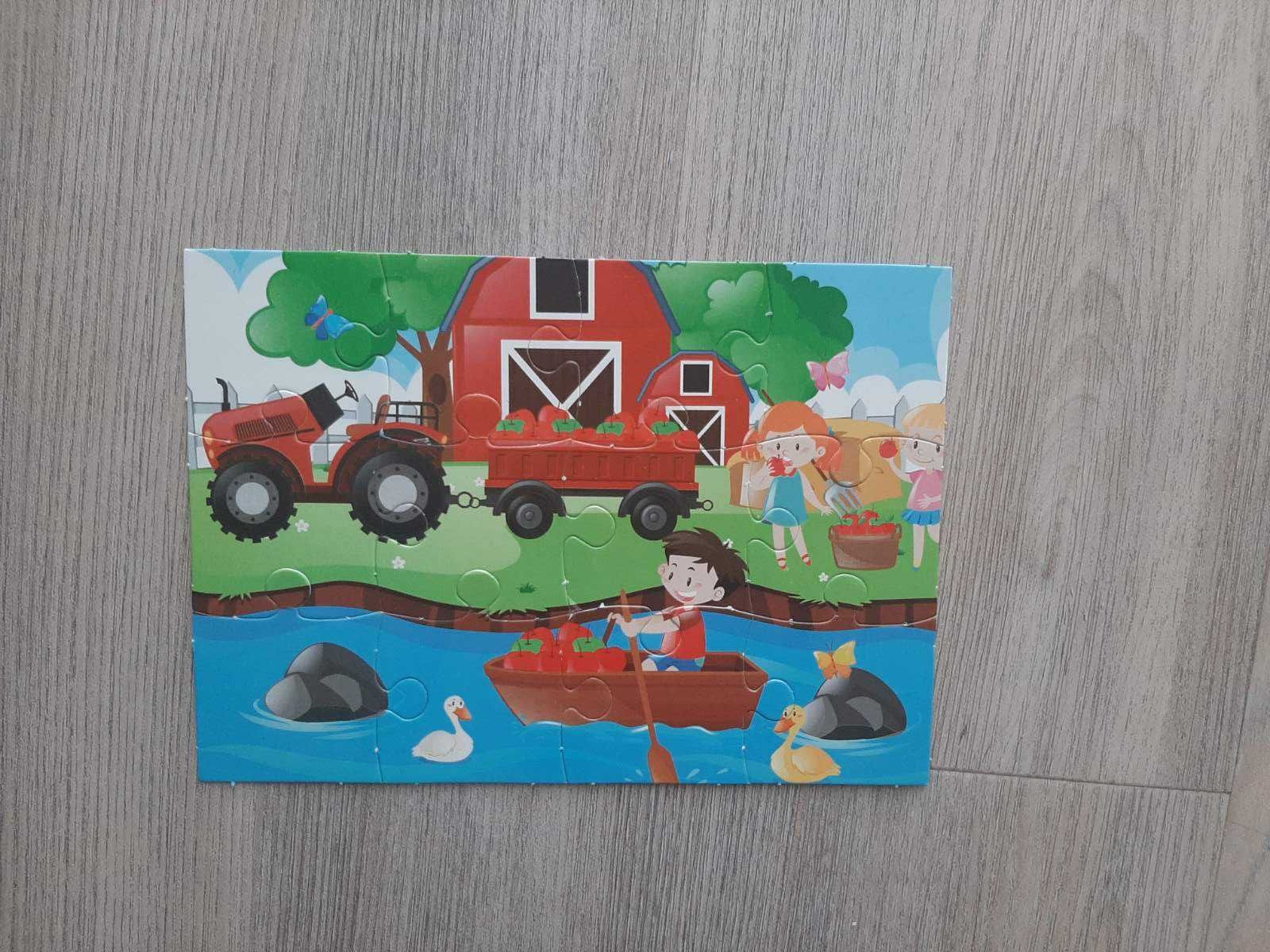 Пазли картонні 35 елементів. G-Toys вік 3+