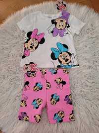 Zestaw minnie tshirt kolarki 110 4-5