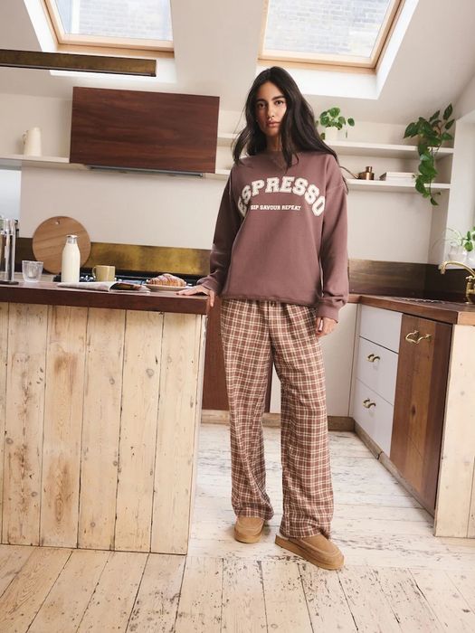 Піжама жіноча Next (колір мокко) розмір L