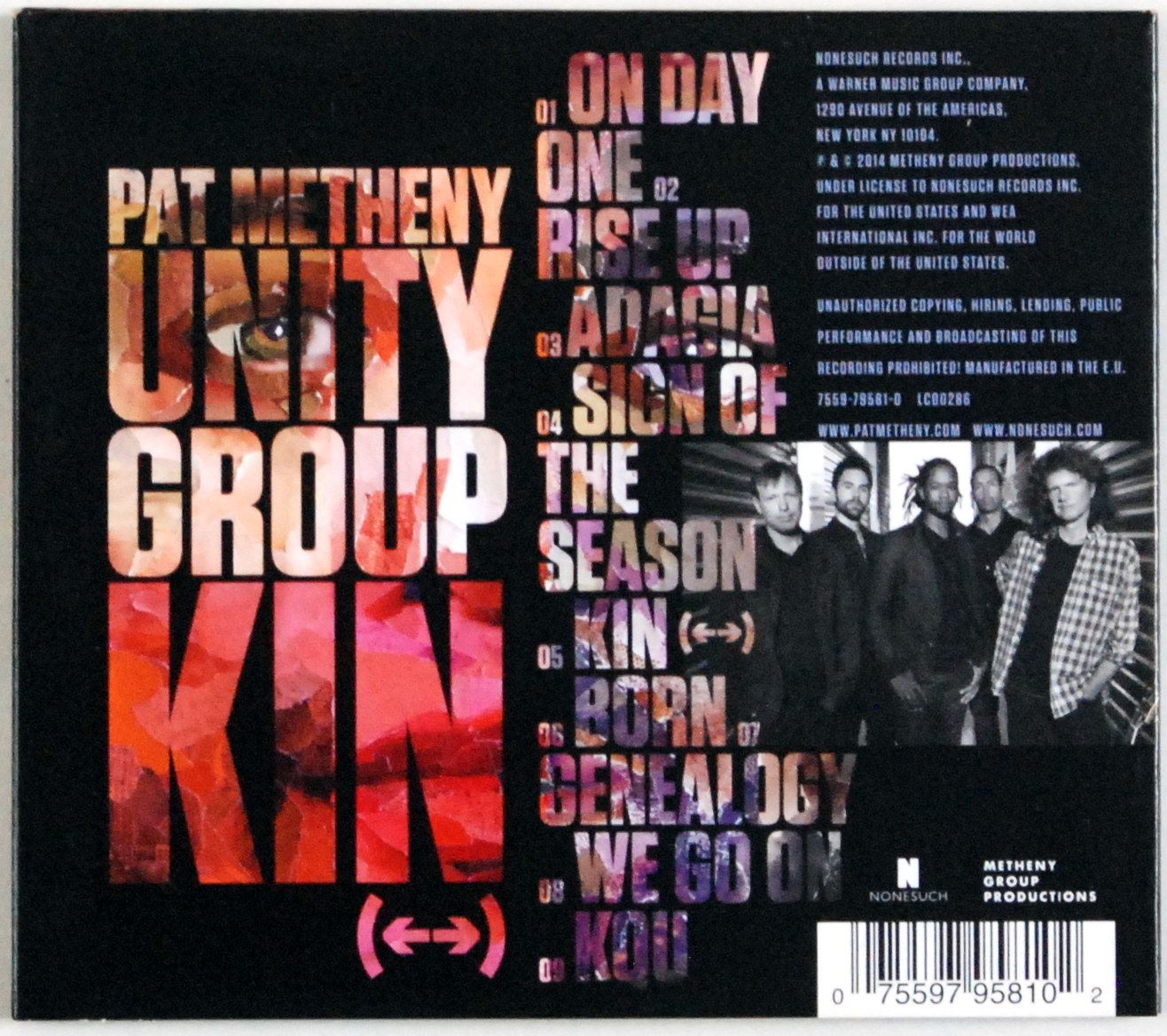 (CD) Pat Metheny Unity Group - Kin s.BDB